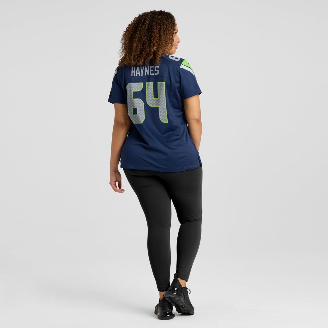 Christian Haynes Seattle Seahawks Nike Women's Team Game Jersey -  College Navy