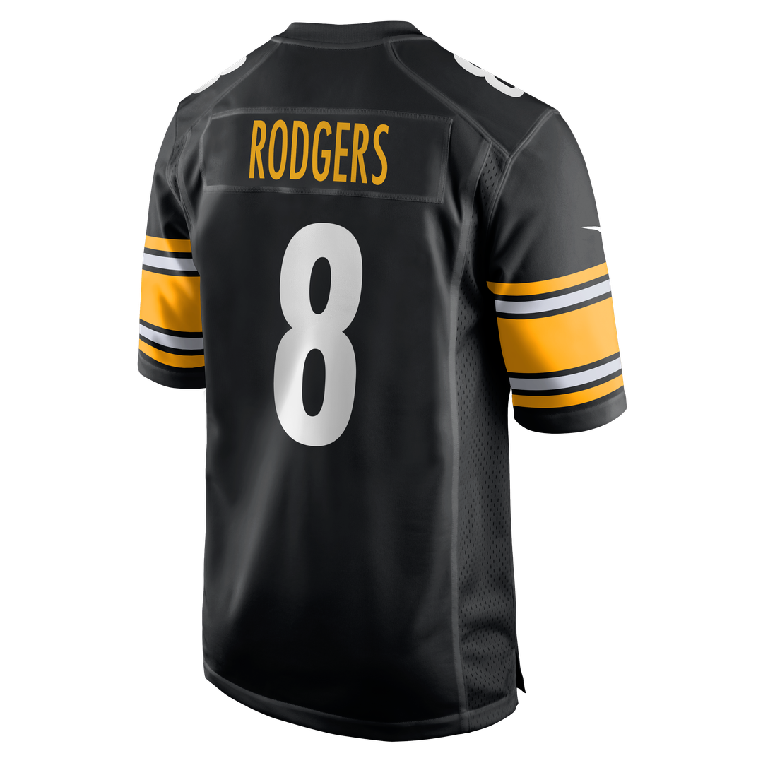 Aaron Rodgers Pittsburgh Steelers Nike Game Jersey - Black