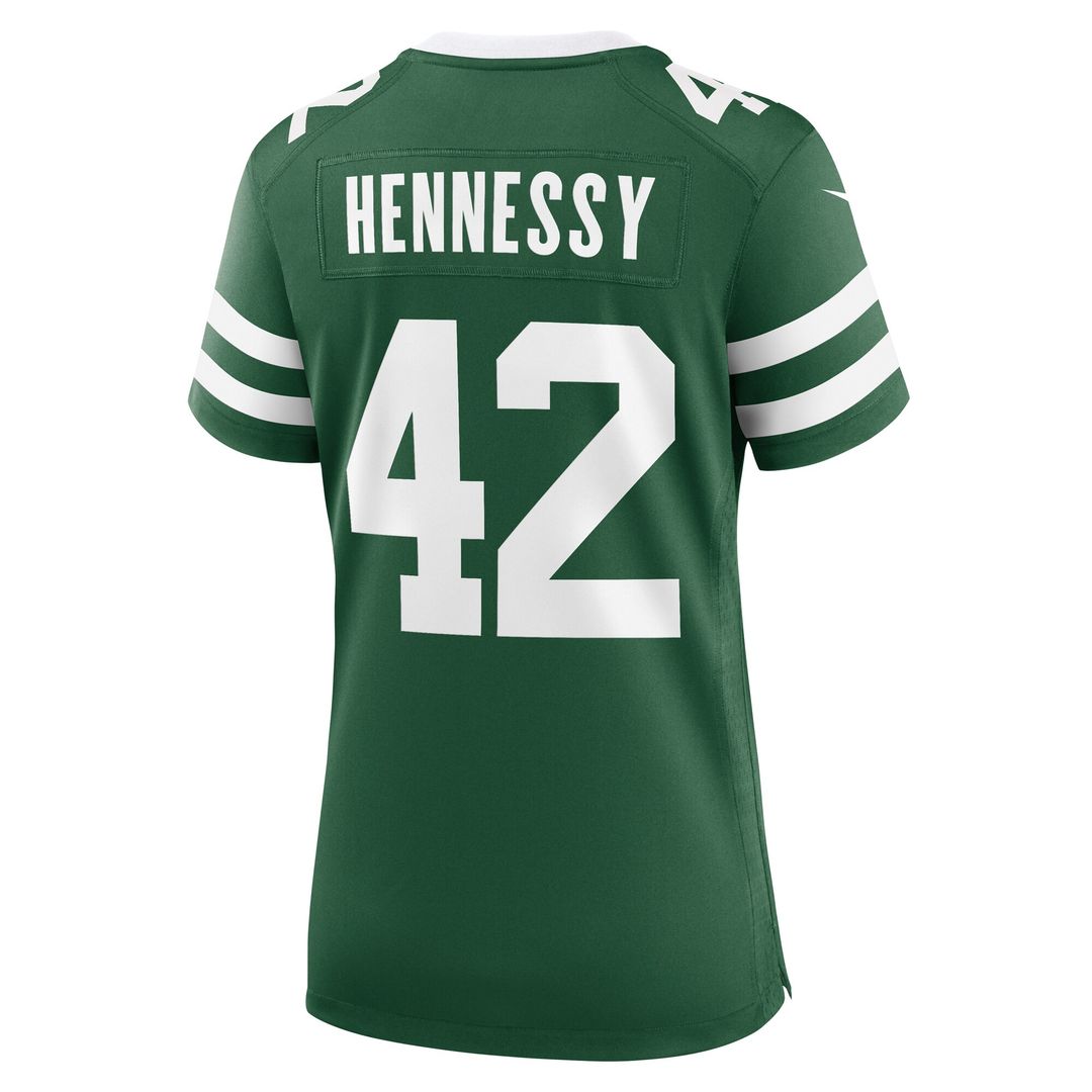 Thomas Hennessy New York Jets Nike Women's Game Jersey - Legacy Green