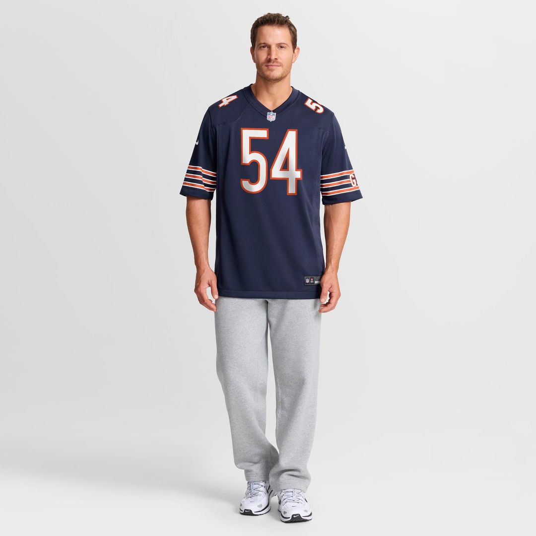 Logan Jones Chicago Bears Nike Team Game Jersey - Navy