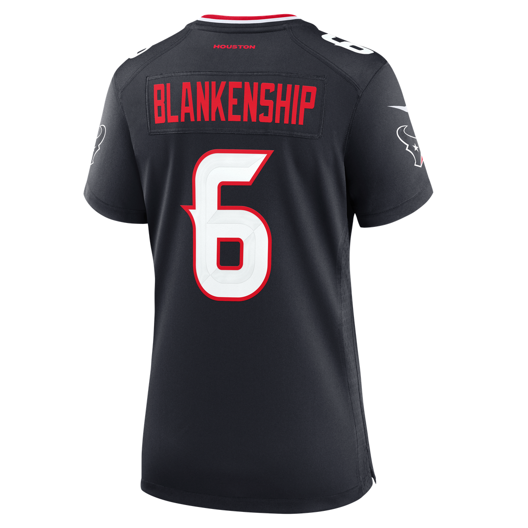 Reed Blankenship Houston Texans Nike Women's Team Game Jersey -  Navy