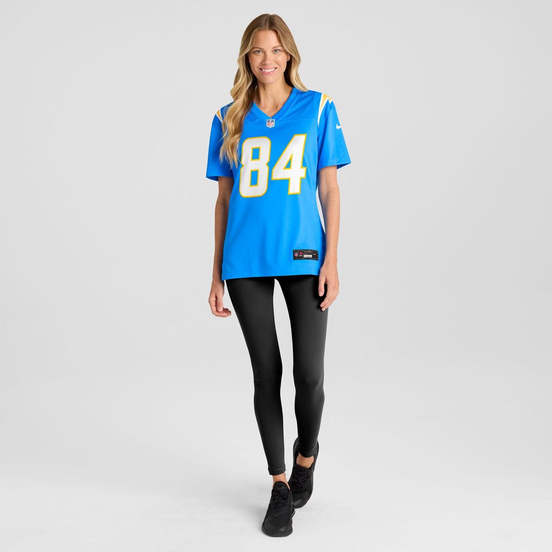 KeAndre Lambert-Smith Los Angeles Chargers Nike Women's Team Game Jersey -  Powder Blue