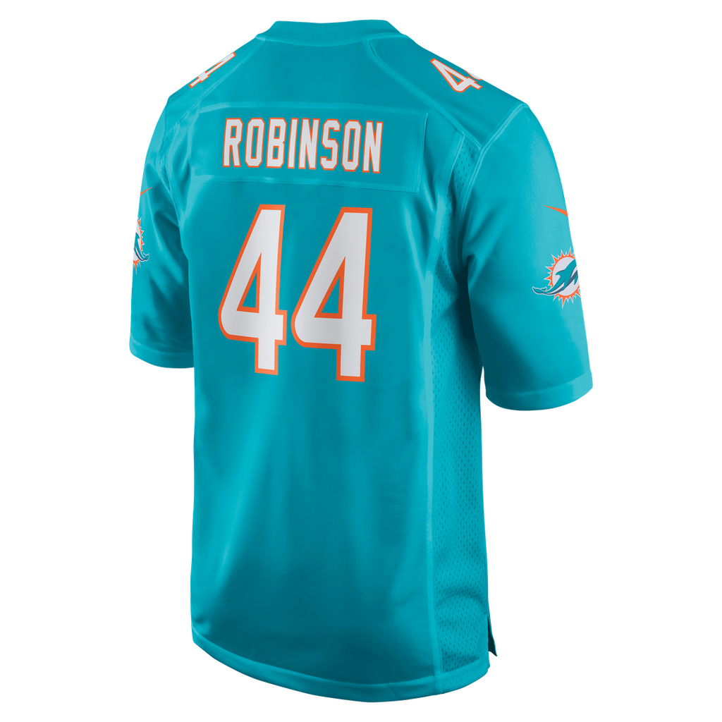 Chop Robinson Miami Dolphins Nike  Player Game Jersey - Aqua