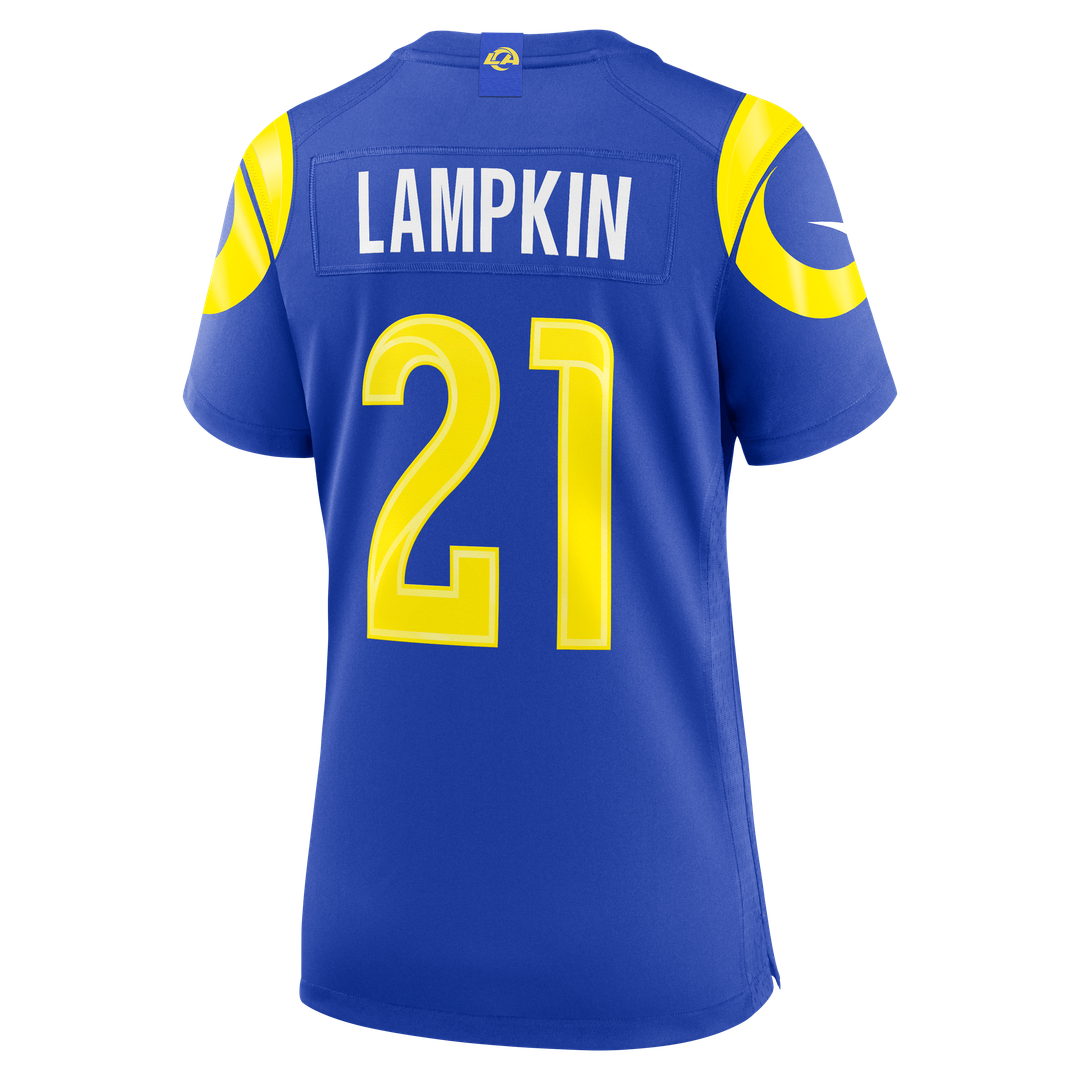 Cam Lampkin Los Angeles Rams Nike Women's Team Game Jersey - Royal