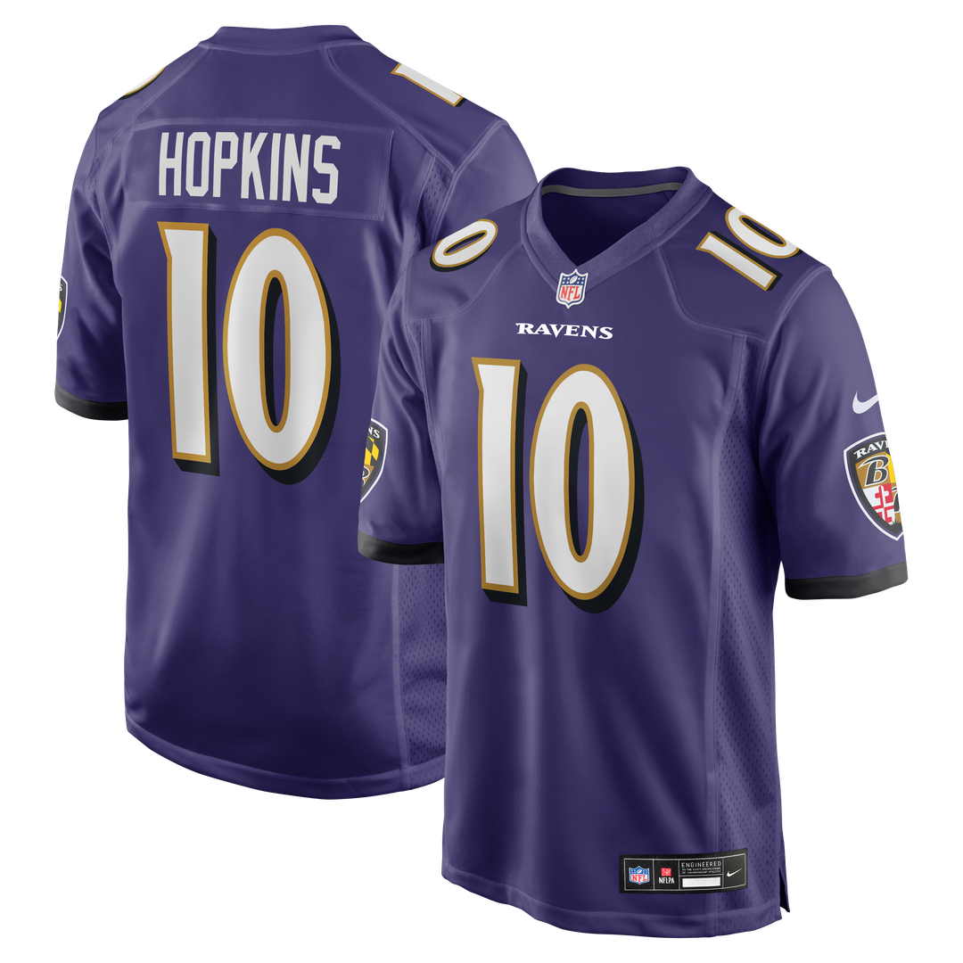 DeAndre Hopkins Baltimore Ravens Nike Team Game Jersey -  Purple