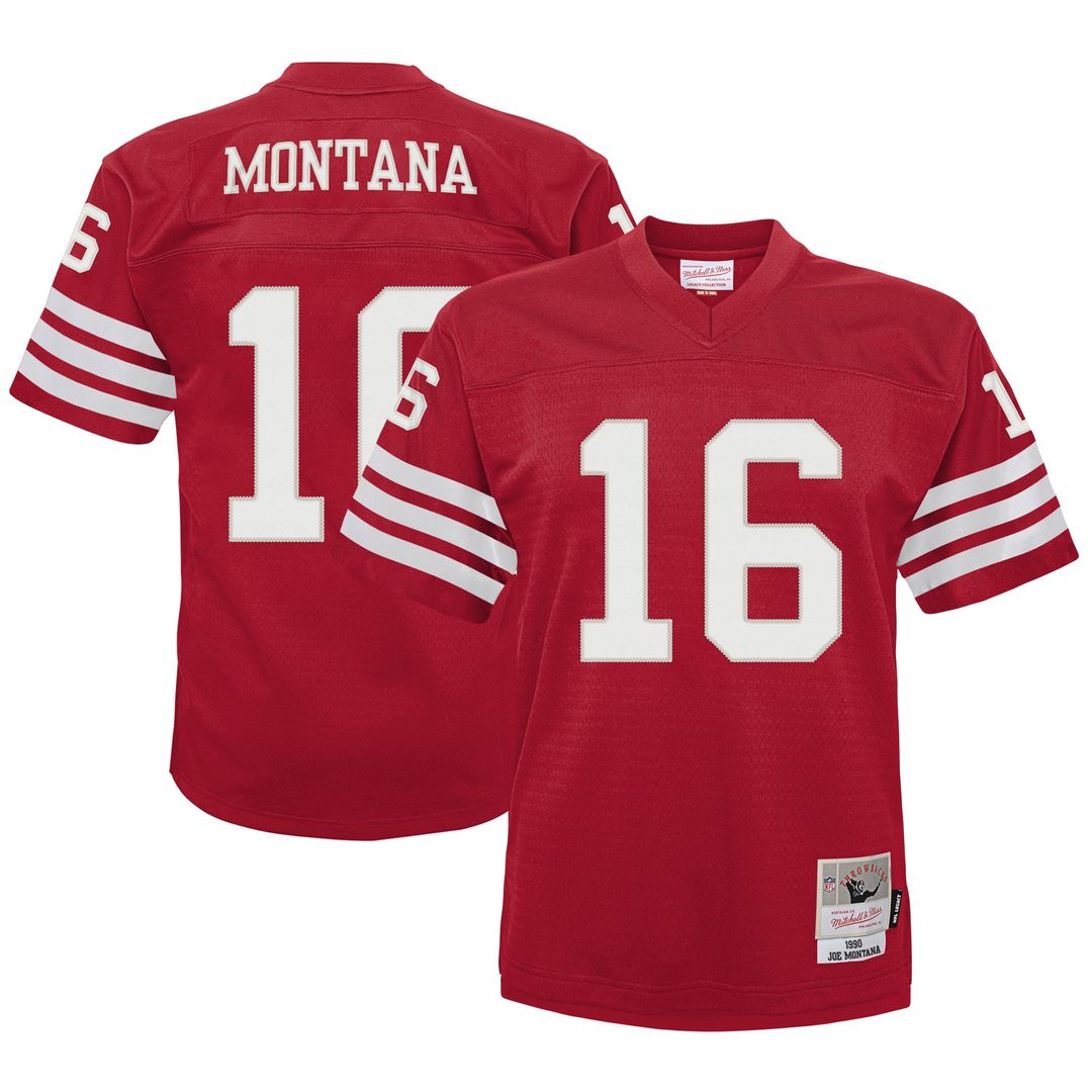 Joe Montana San Francisco 49ers Mitchell & Ness Infant 1990 Retired Legacy Jersey - Scarlet