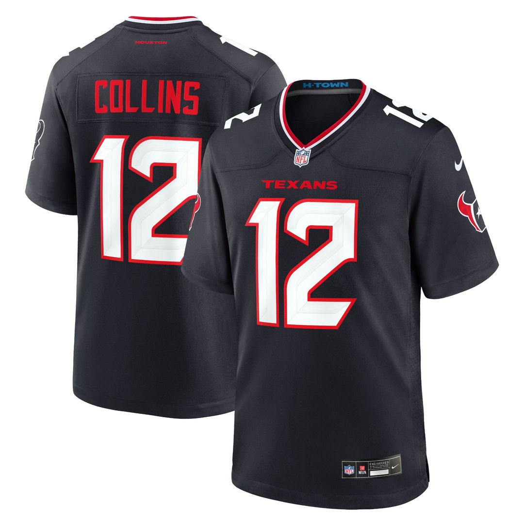 Nico Collins Houston Texans Nike Game Jersey -  White