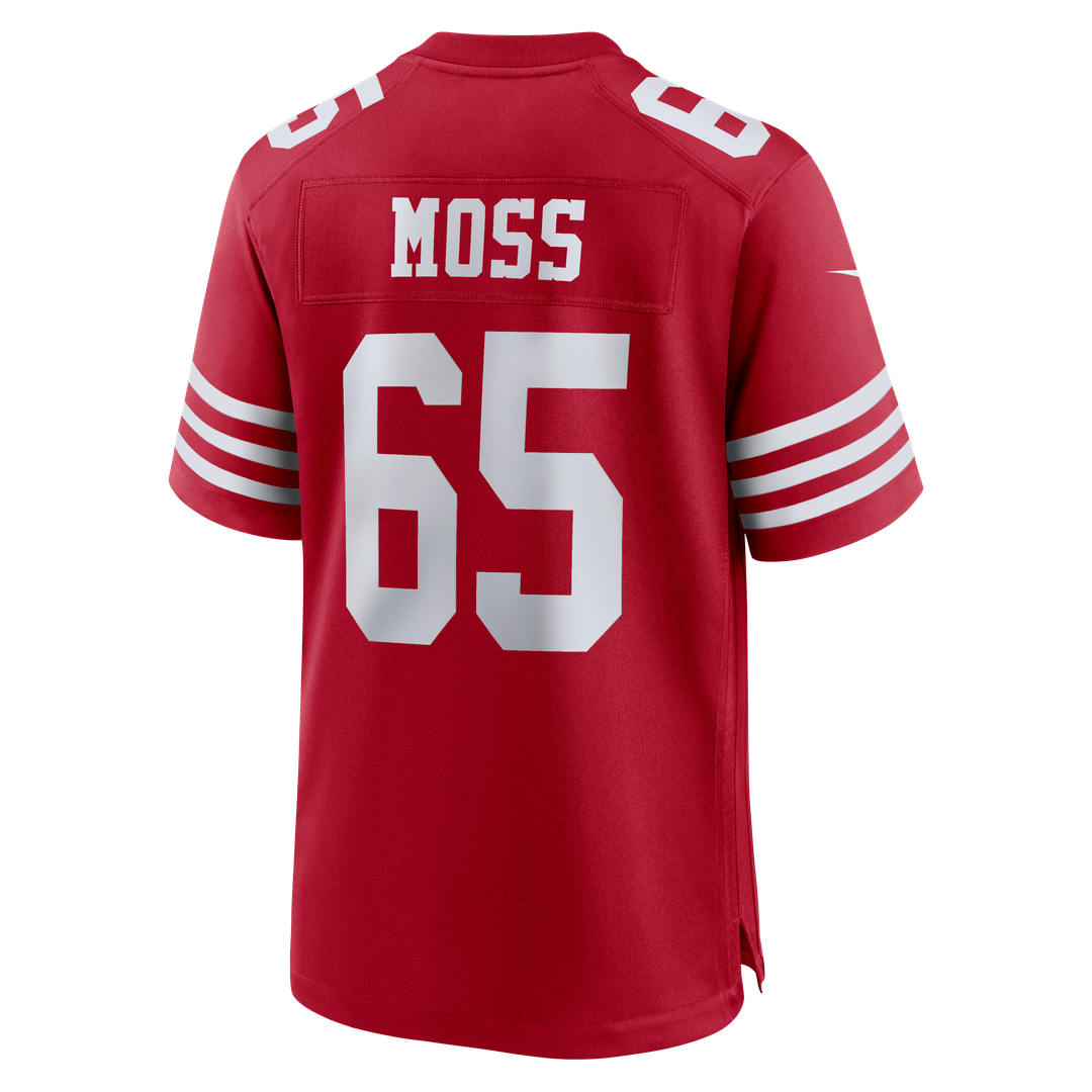 Drew Moss San Francisco 49ers Nike Team Game Jersey -  Scarlet