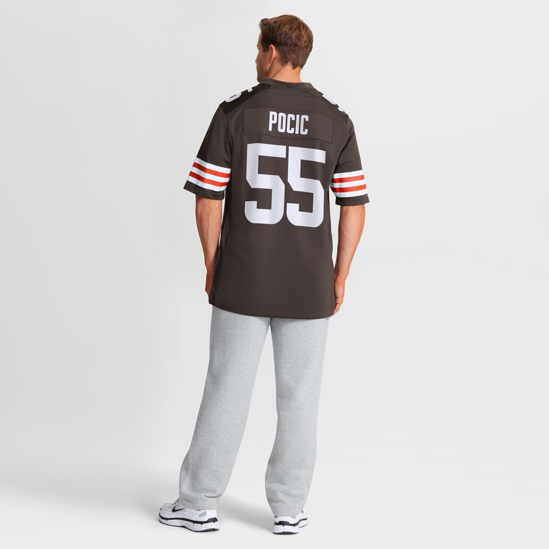 Ethan Pocic Cleveland Browns Nike Game Jersey - Brown