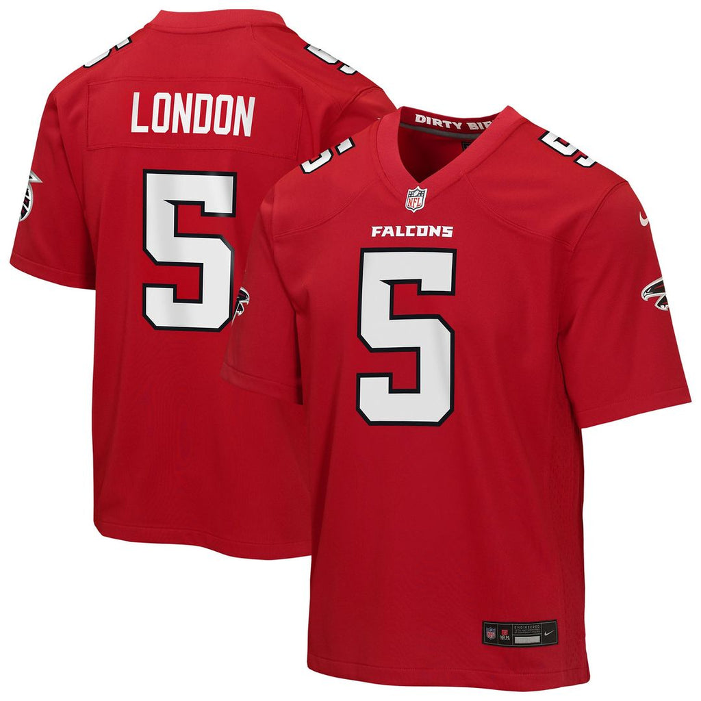 Drake London Atlanta Falcons Nike Youth Game Jersey - Red