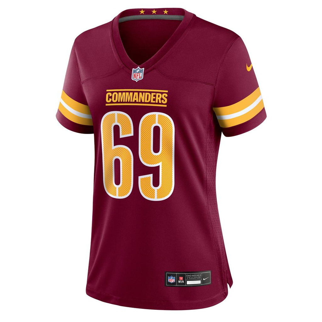 Tyler Ott Washington Commanders Nike Women's Team Game Jersey -  Burgundy