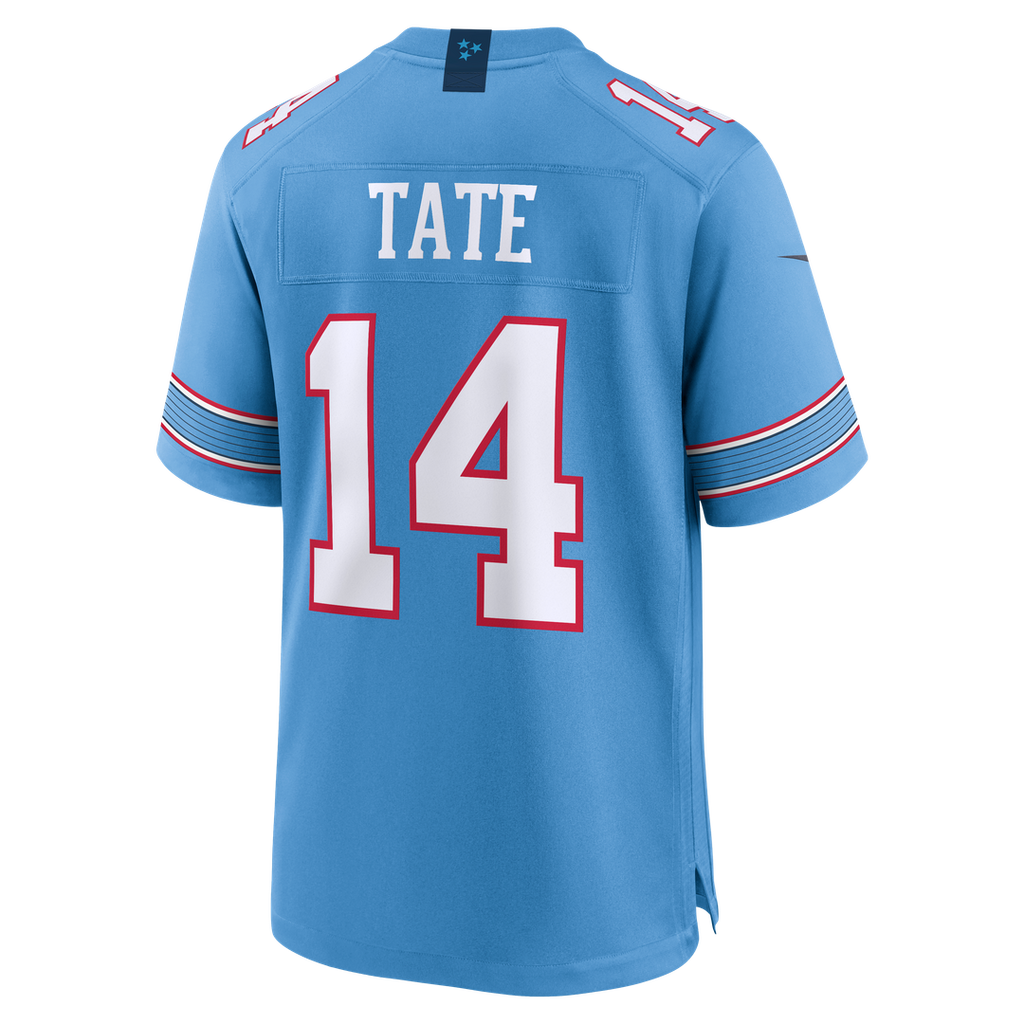 Carnell Tate Tennessee Titans Nike 2026 NFL Draft First Round Pick No. 4 Team Game Jersey - Light Blue