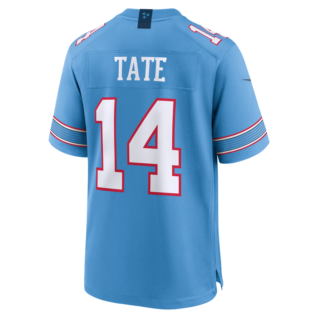 Carnell Tate Tennessee Titans Nike 2026 NFL Draft First Round Pick No. 4 Team Game Jersey - Light Blue