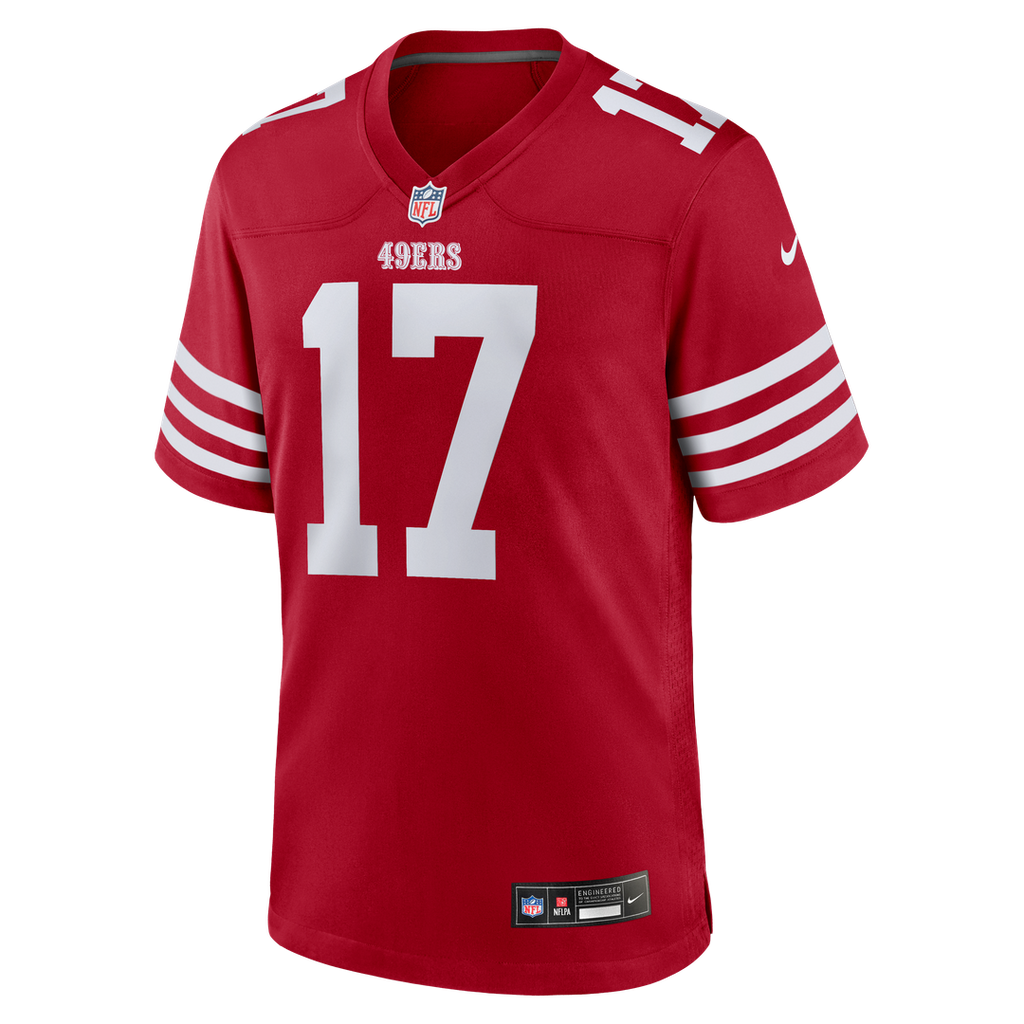 Jordan Watkins San Francisco 49ers Nike Team Game Jersey -  Scarlet
