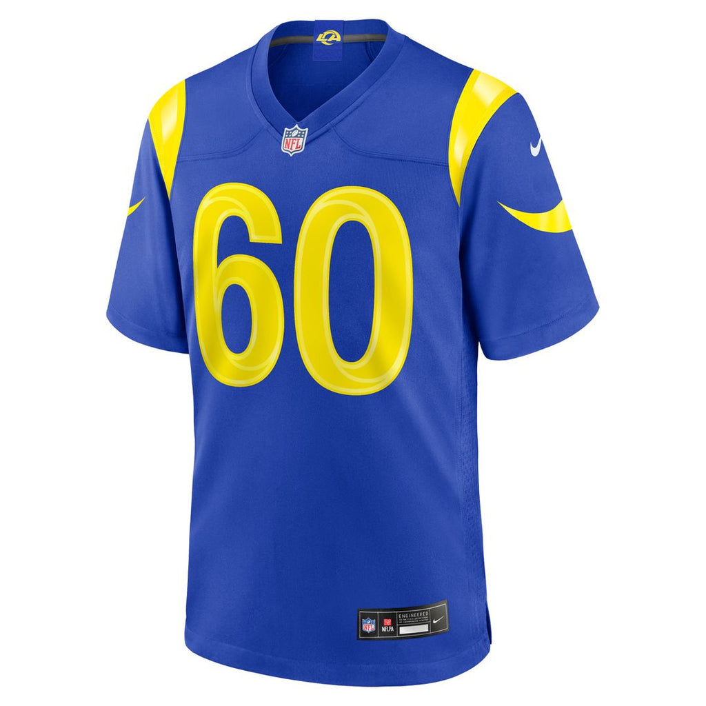 Wyatt Bowles Los Angeles Rams Nike Team Game Jersey -  Royal