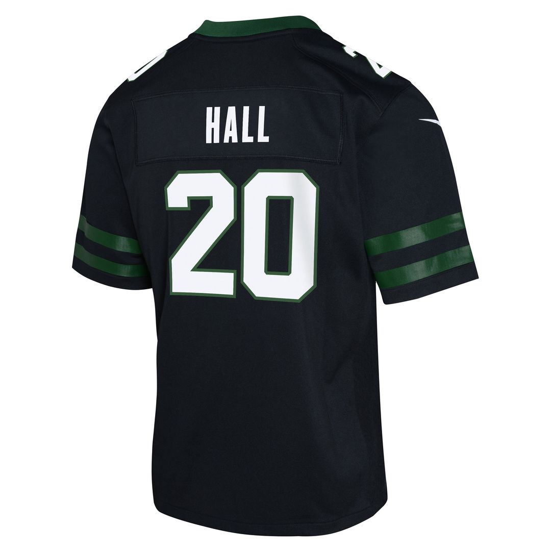 Breece Hall New York Jets Nike Youth Game Jersey - Black