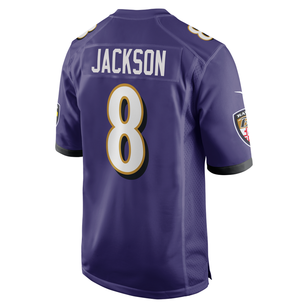 Lamar Jackson Baltimore Ravens Nike Game Jersey - Purple