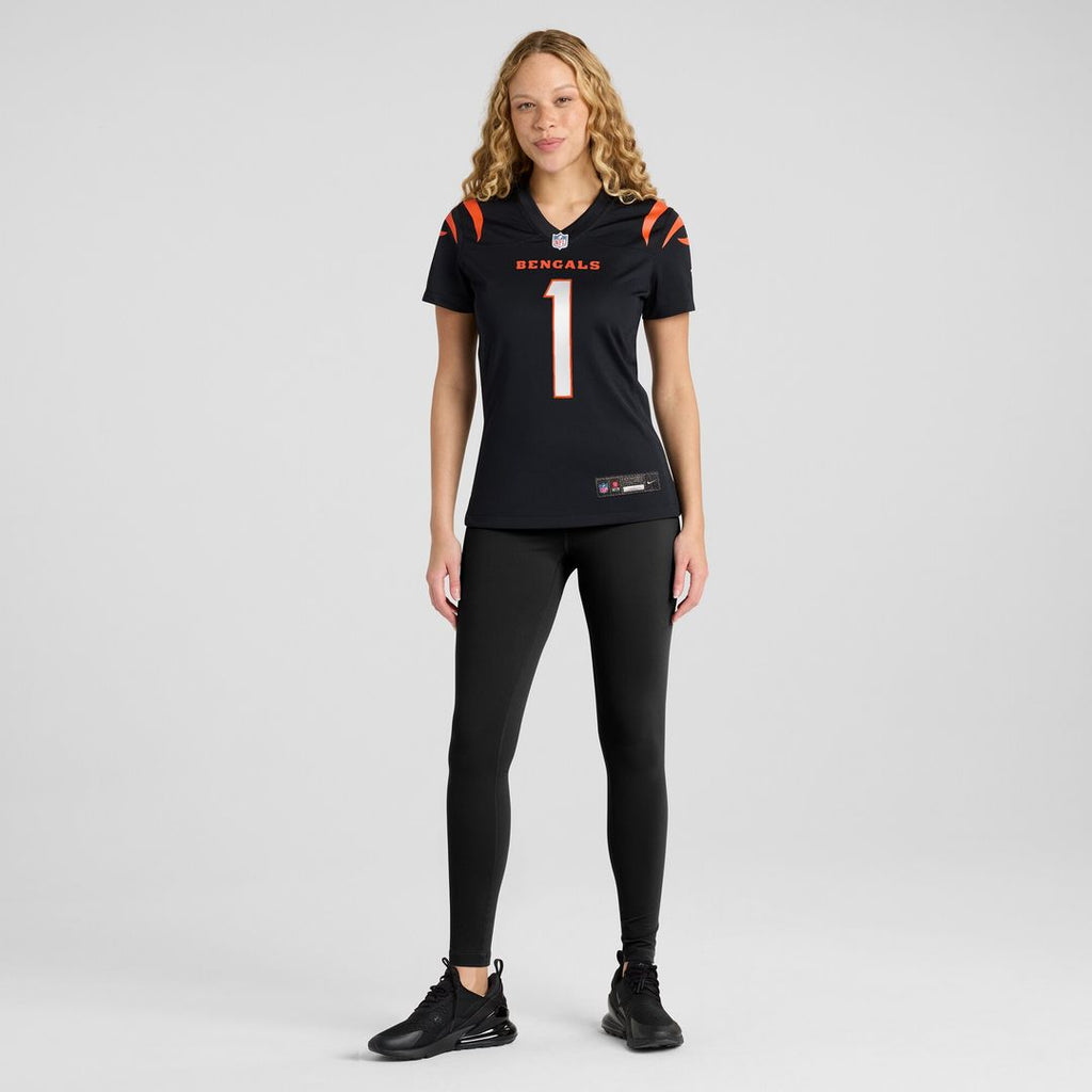 Number 1 Mom Cincinnati Bengals Nike Women's Game Jersey - Black