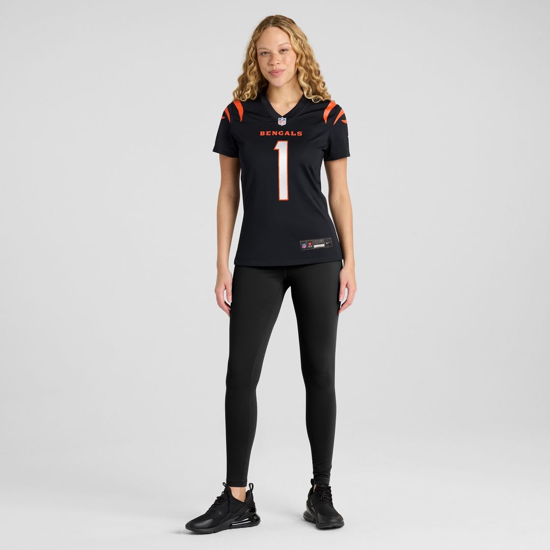 Number 1 Mom Cincinnati Bengals Nike Women's Game Jersey - Black