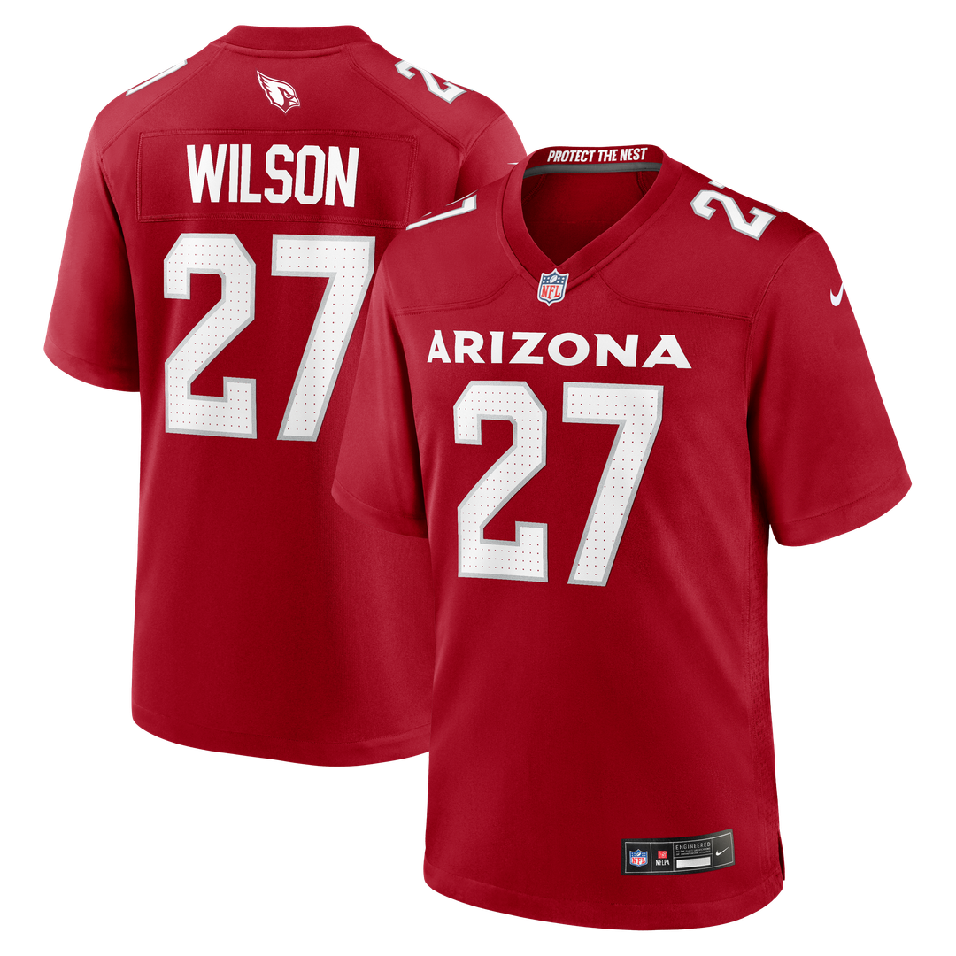 Divaad Wilson Arizona Cardinals Nike Team Game Jersey -  Cardinal
