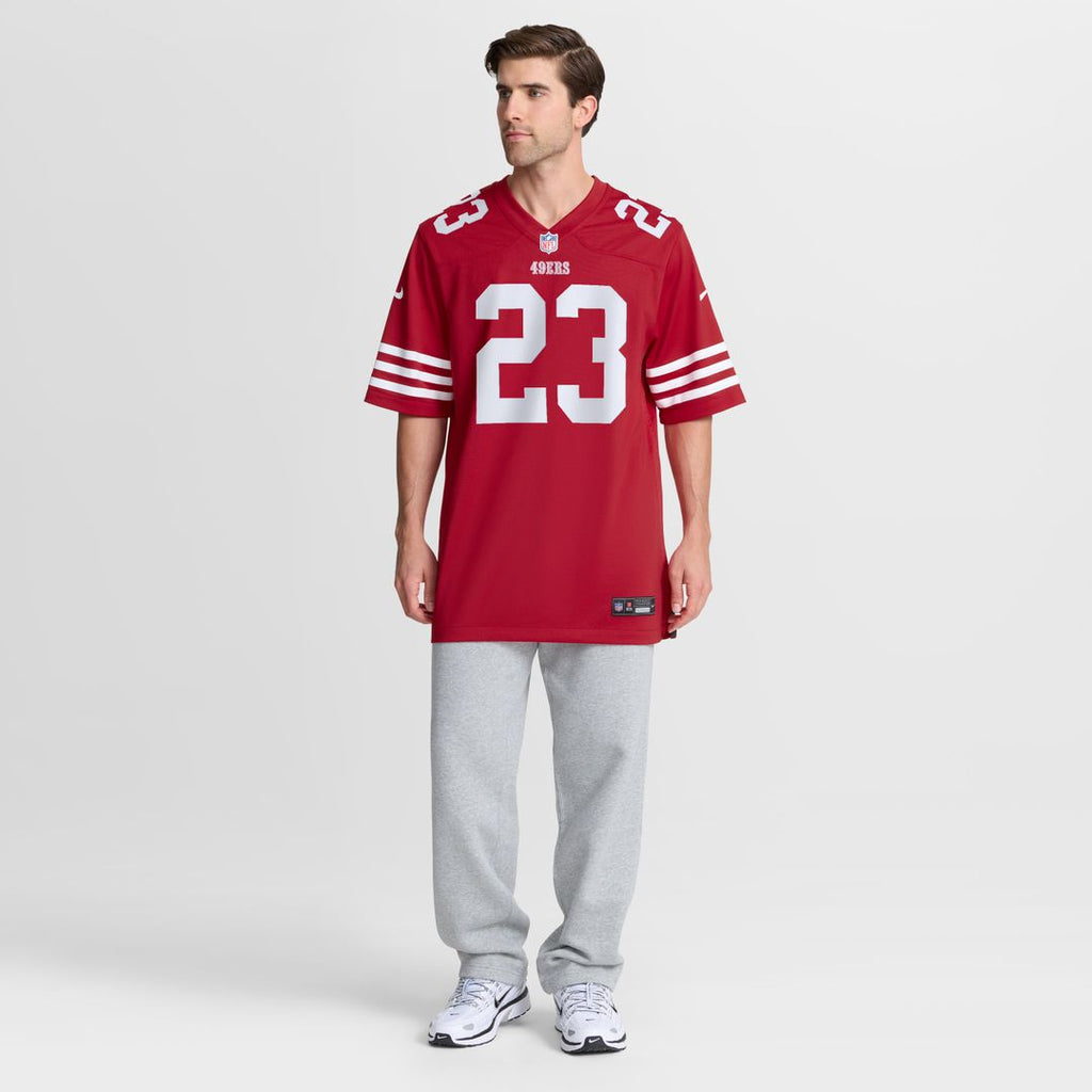 Christian McCaffrey San Francisco 49ers Nike Game Player Jersey - White