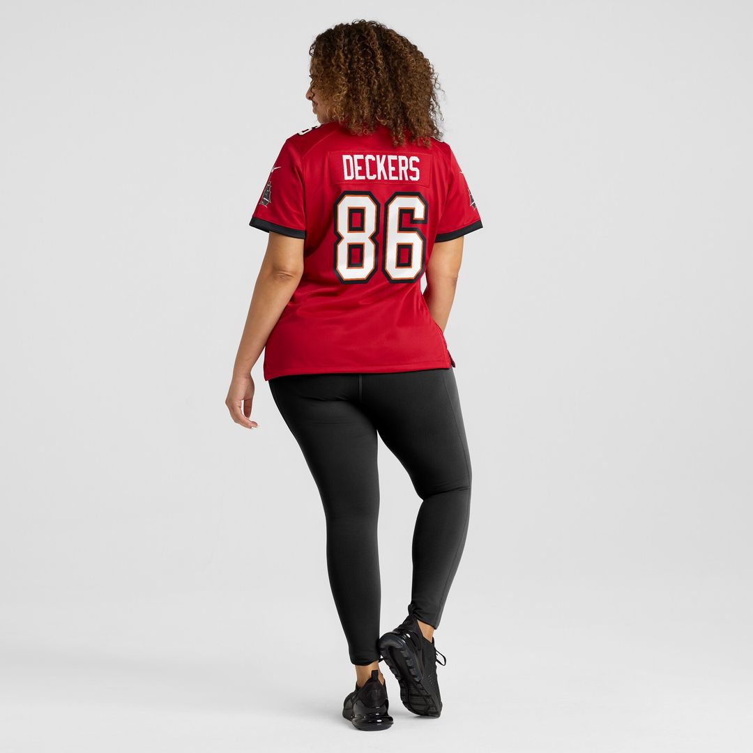 Evan Deckers Tampa Bay Buccaneers Nike Women's Team Game Jersey -  Red