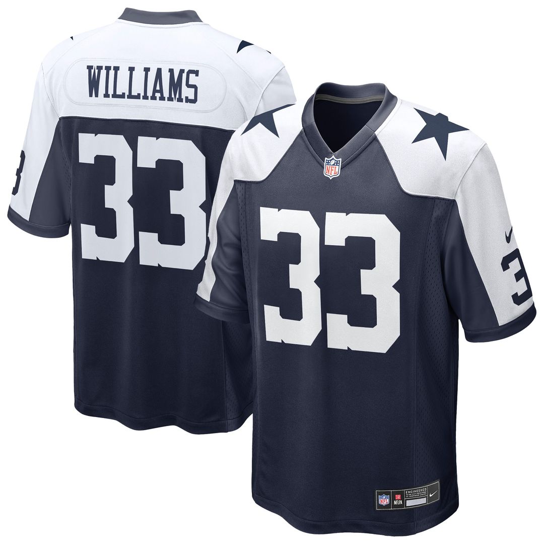 Javonte Williams Dallas Cowboys Nike Alternate Game Jersey - Navy