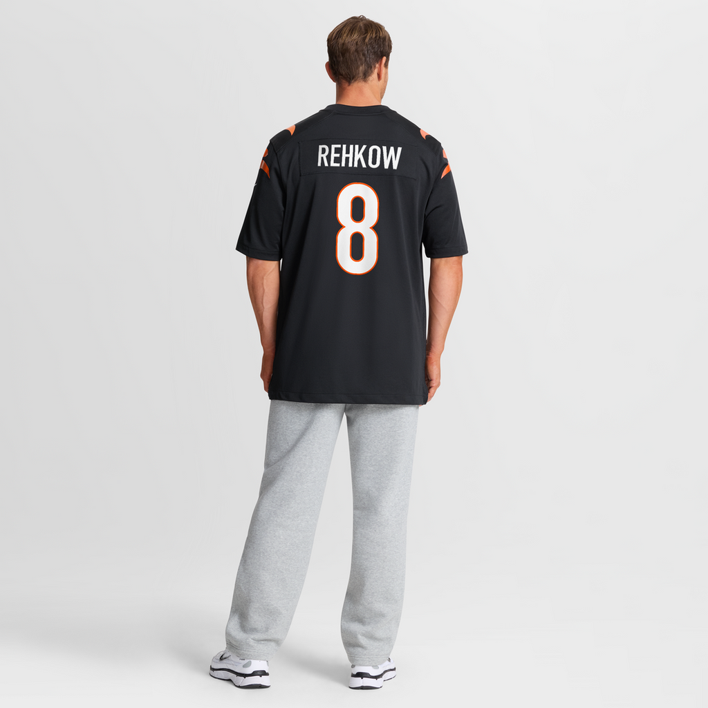 Ryan Rehkow Cincinnati Bengals Nike  Game Jersey -  Black