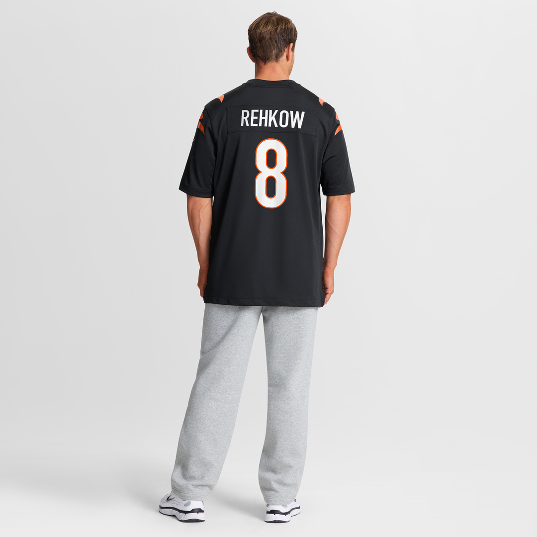 Ryan Rehkow Cincinnati Bengals Nike  Game Jersey -  Black