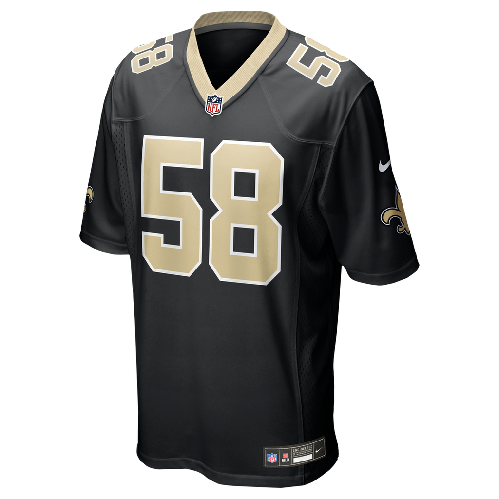 Chris Rumph II New Orleans Saints Nike Team Game Jersey -  Black