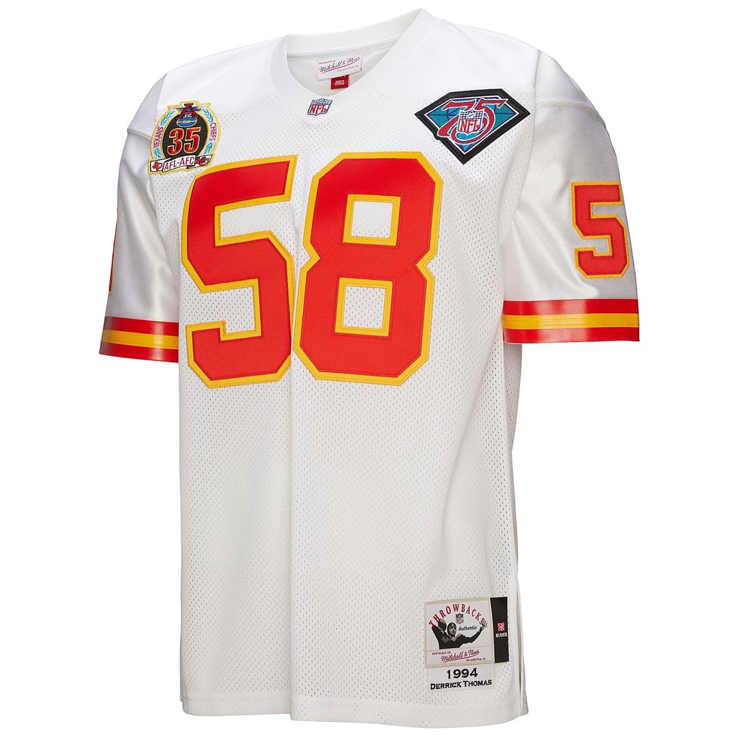 Derrick Thomas Kansas City Chiefs 1994 Mitchell & Ness Authentic Throwback Retired Player Jersey - White