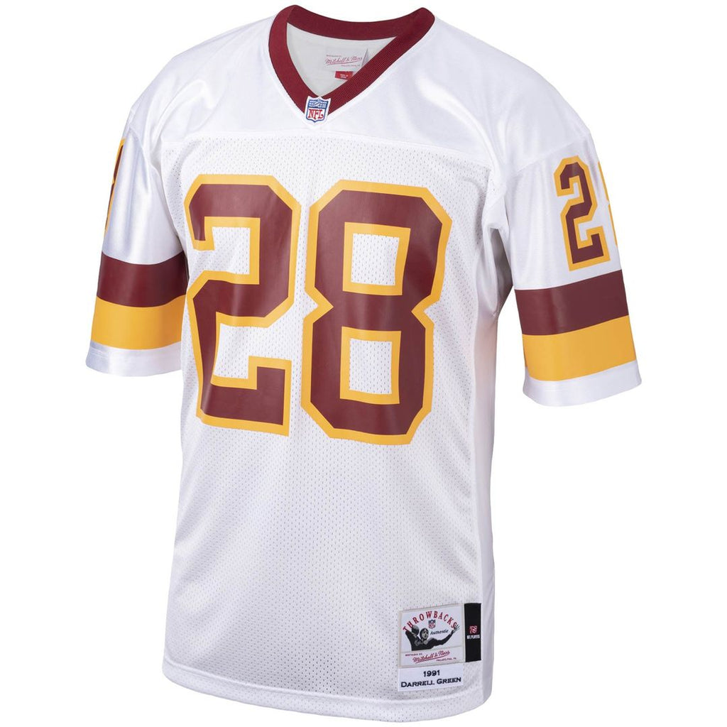Darrell Green Washington Football Team 1991 Mitchell & Ness Authentic Throwback Retired Player Jersey - White