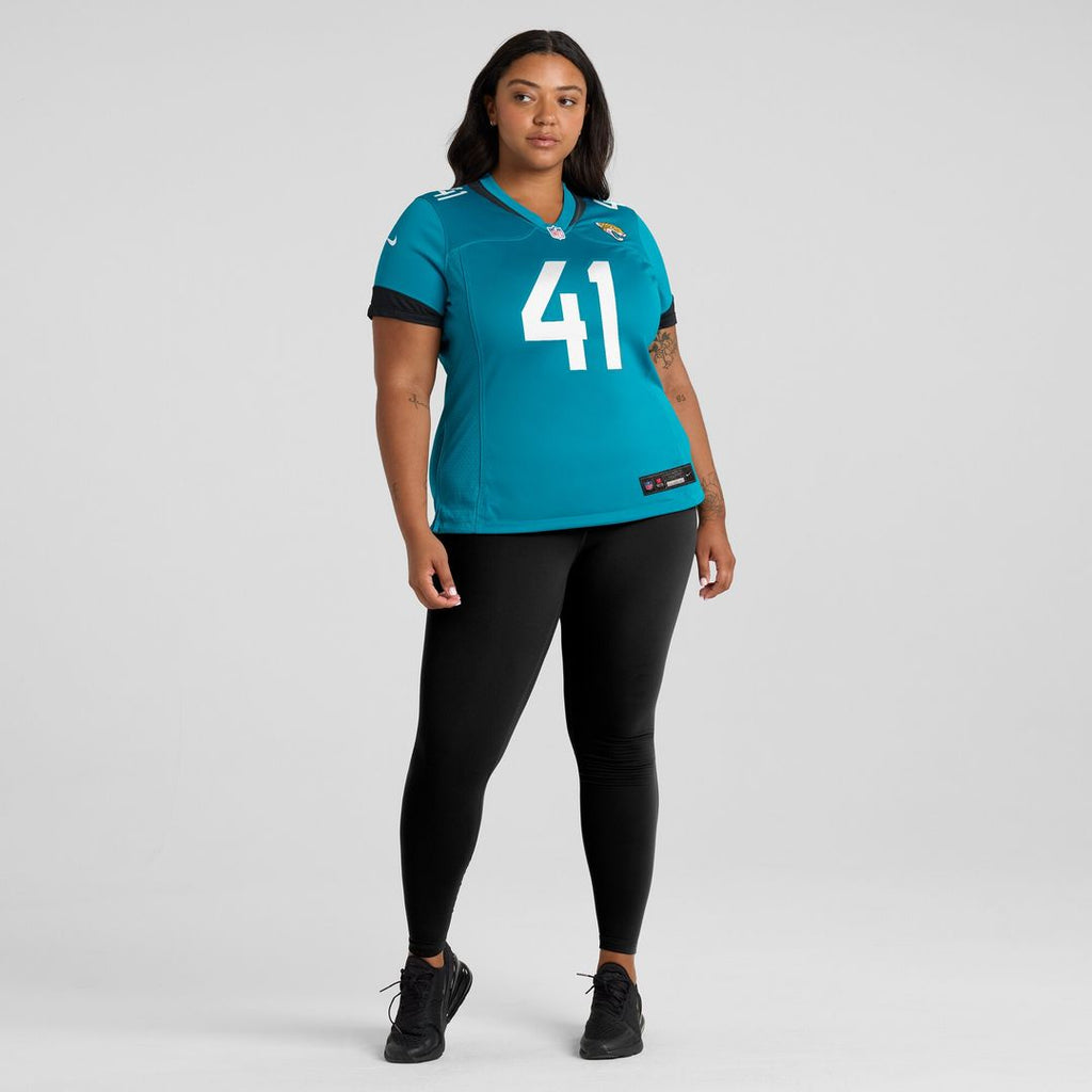 Josh Hines-Allen Jacksonville Jaguars Nike Women's Player Game Jersey - Teal