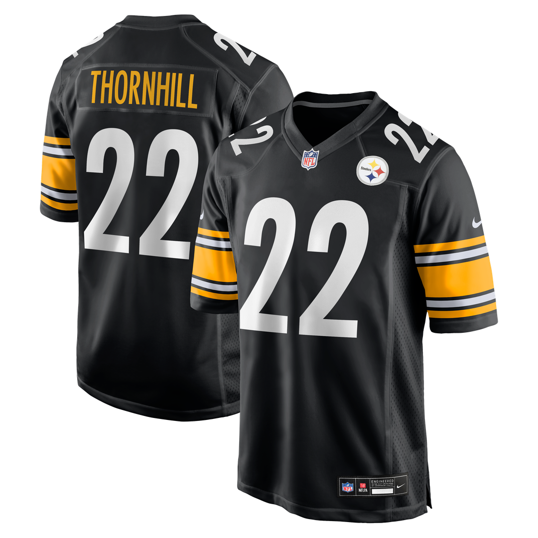 Juan Thornhill Pittsburgh Steelers Nike Team Game Jersey -  Black