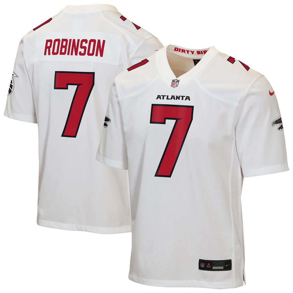 Bijan Robinson Atlanta Falcons Nike Youth Game Jersey - White