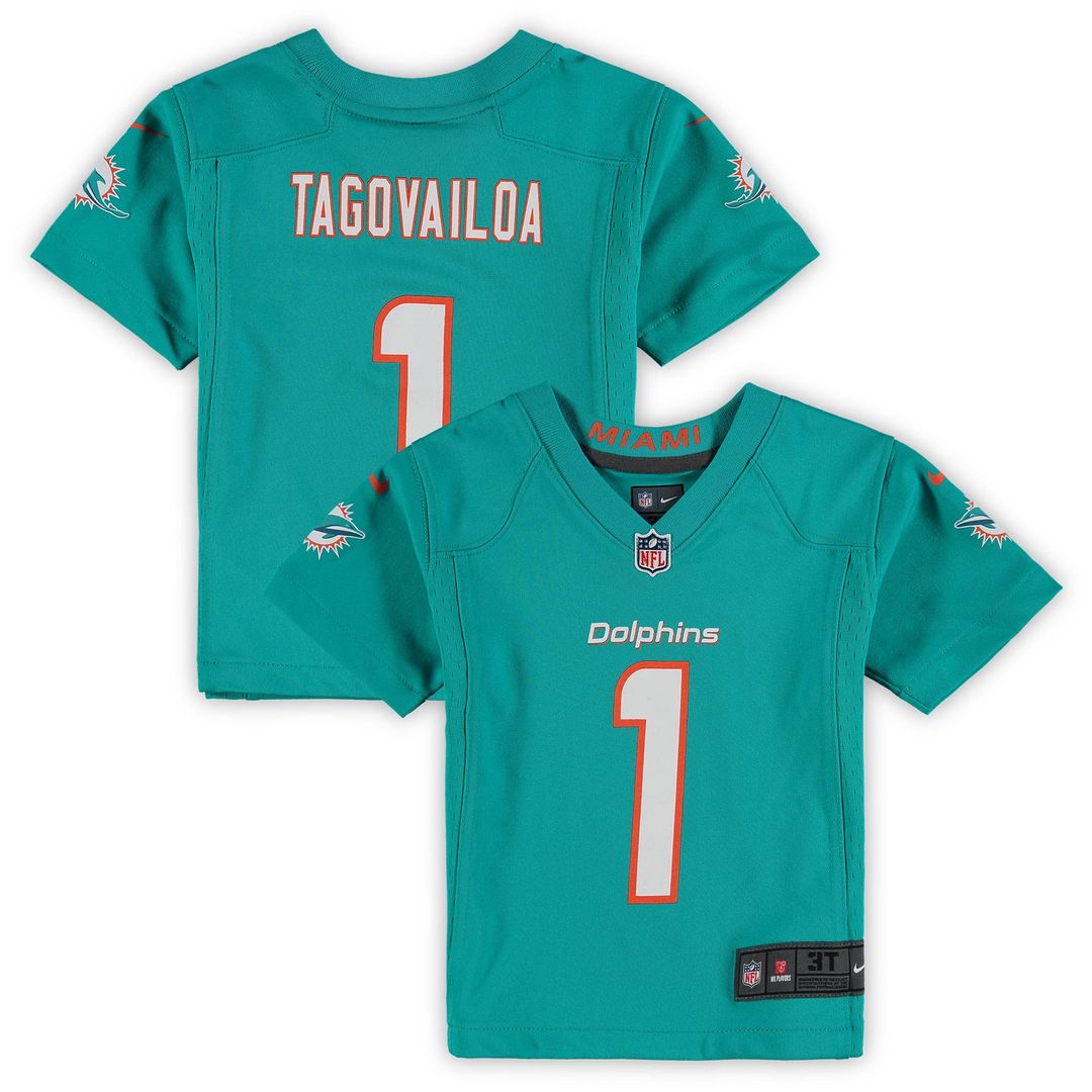 Tua Tagovailoa Miami Dolphins Nike Toddler Game Jersey - Aqua