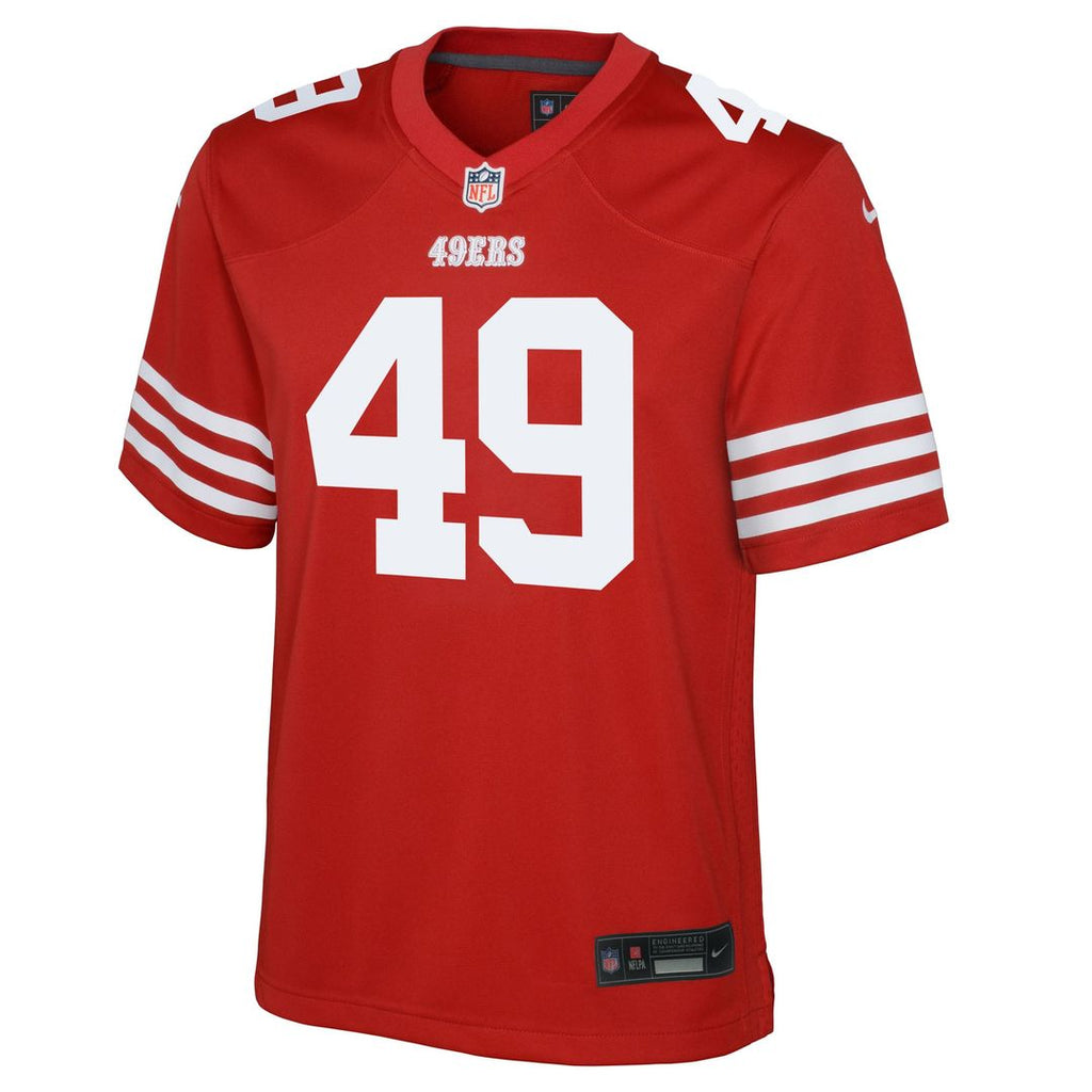The Faithful San Francisco 49ers Nike Youth Team Game Jersey - Scarlet