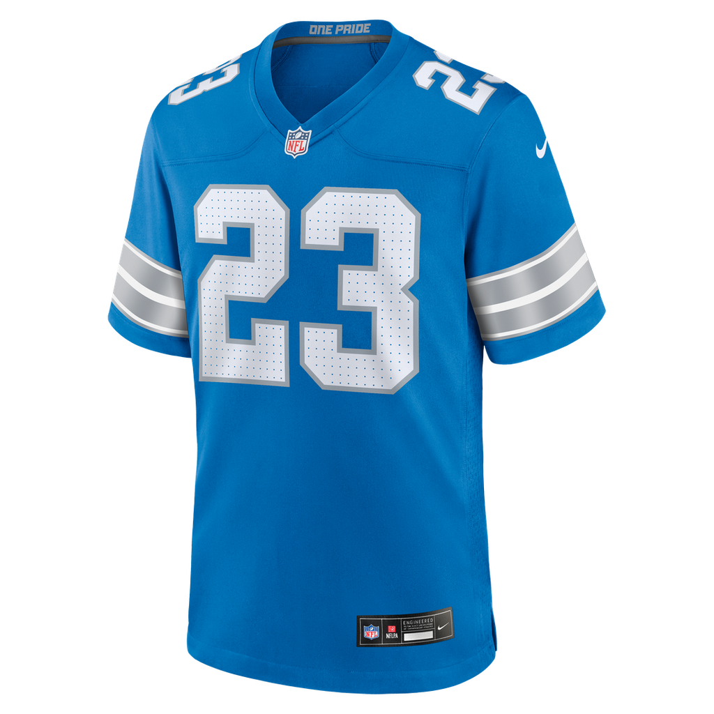 Rock Ya-Sin Detroit Lions Nike Team Game Jersey -  Blue