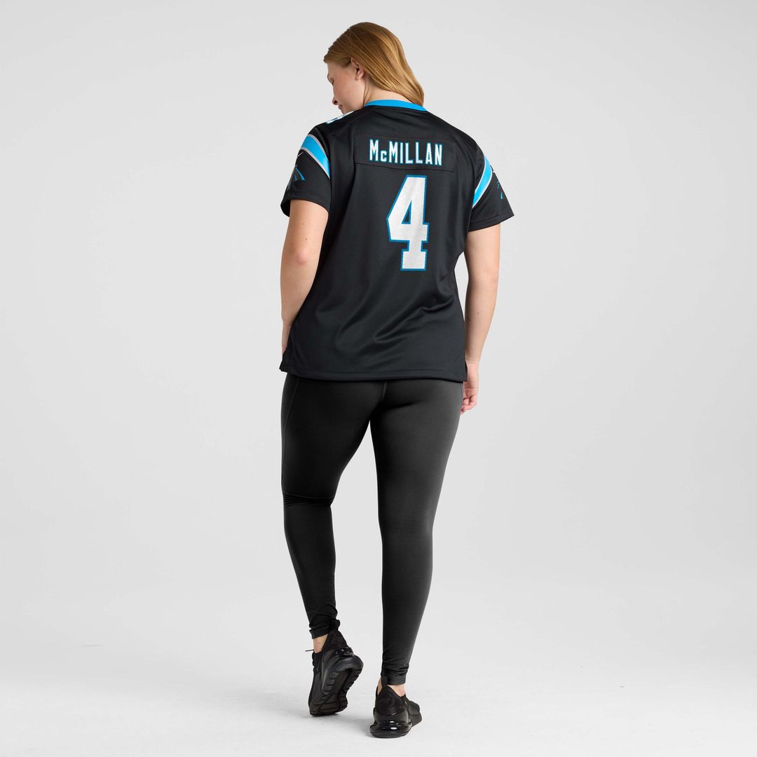 Tetairoa McMillan Carolina Panthers Nike Women's Team Game Jersey -  Black