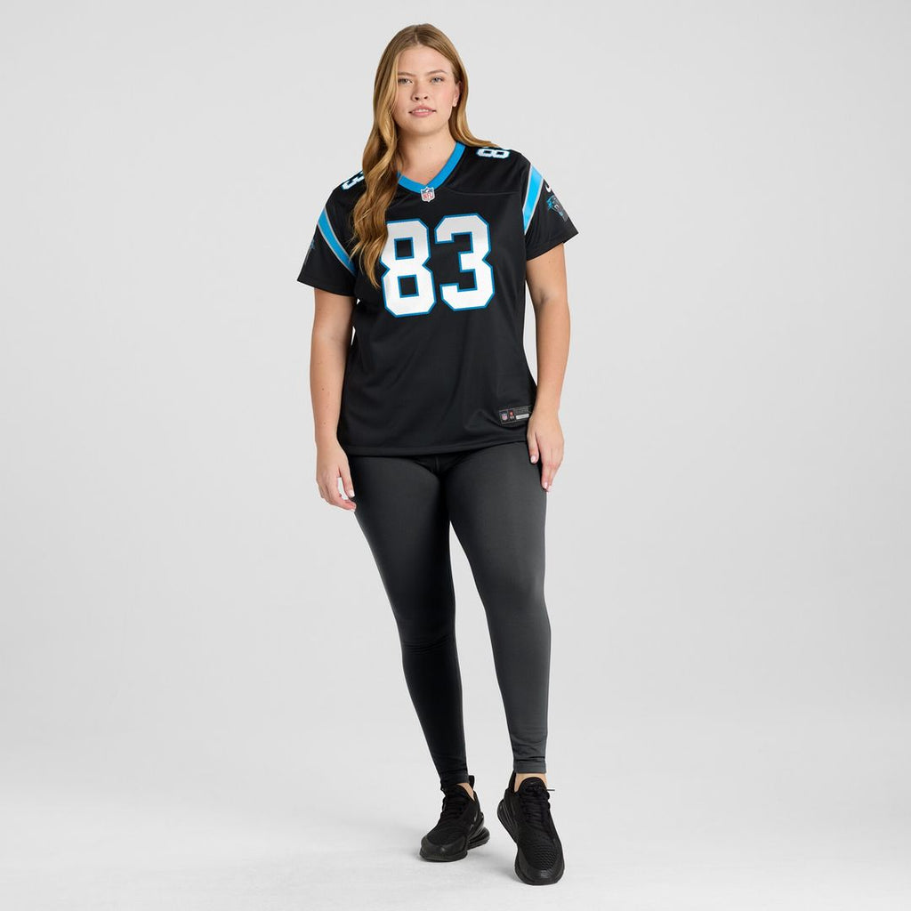 David Moore Carolina Panthers Nike Women's  Game Jersey -  Black