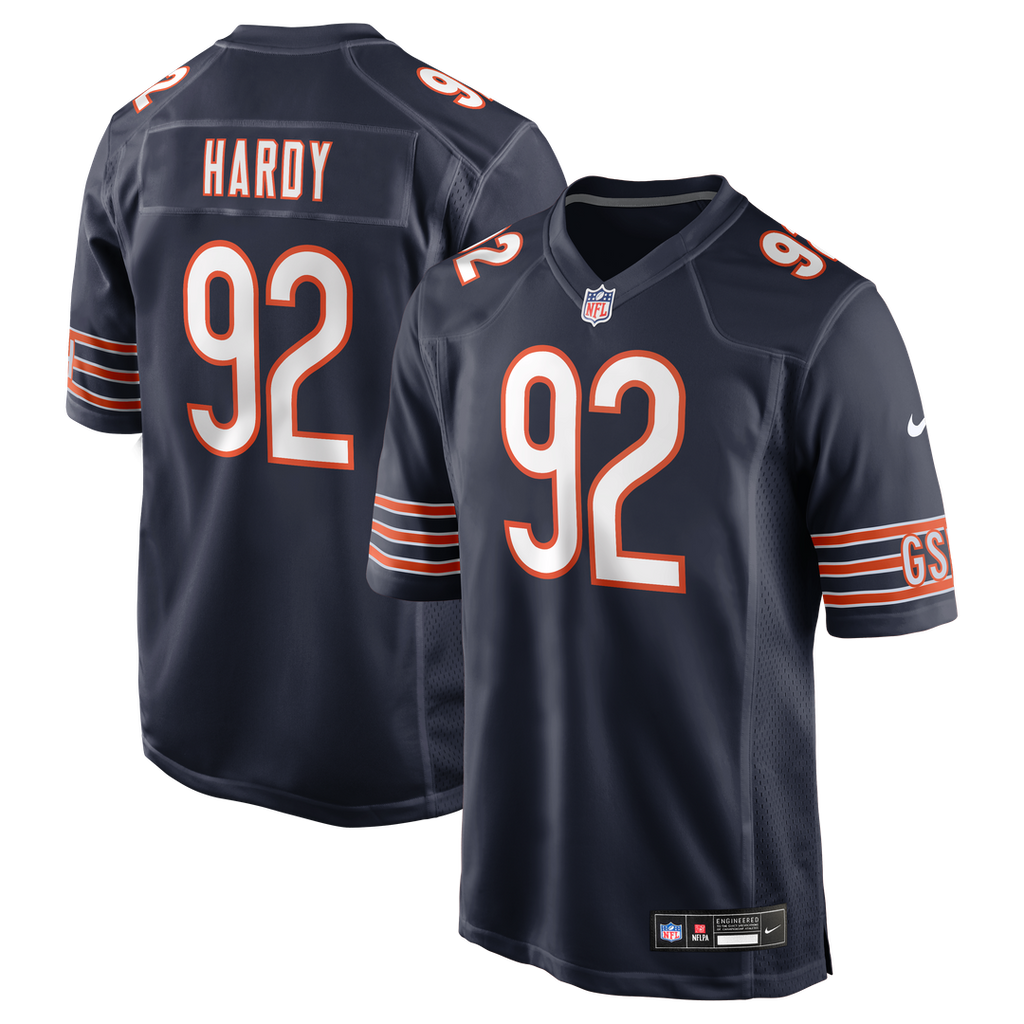 Daniel Hardy Chicago Bears Nike Team Game Jersey -  Navy