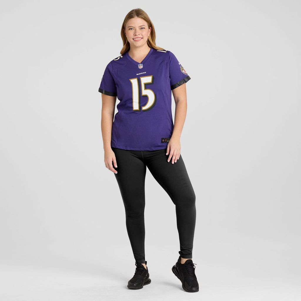 Cooper Rush Baltimore Ravens Nike Women's Team Game Jersey -  Purple