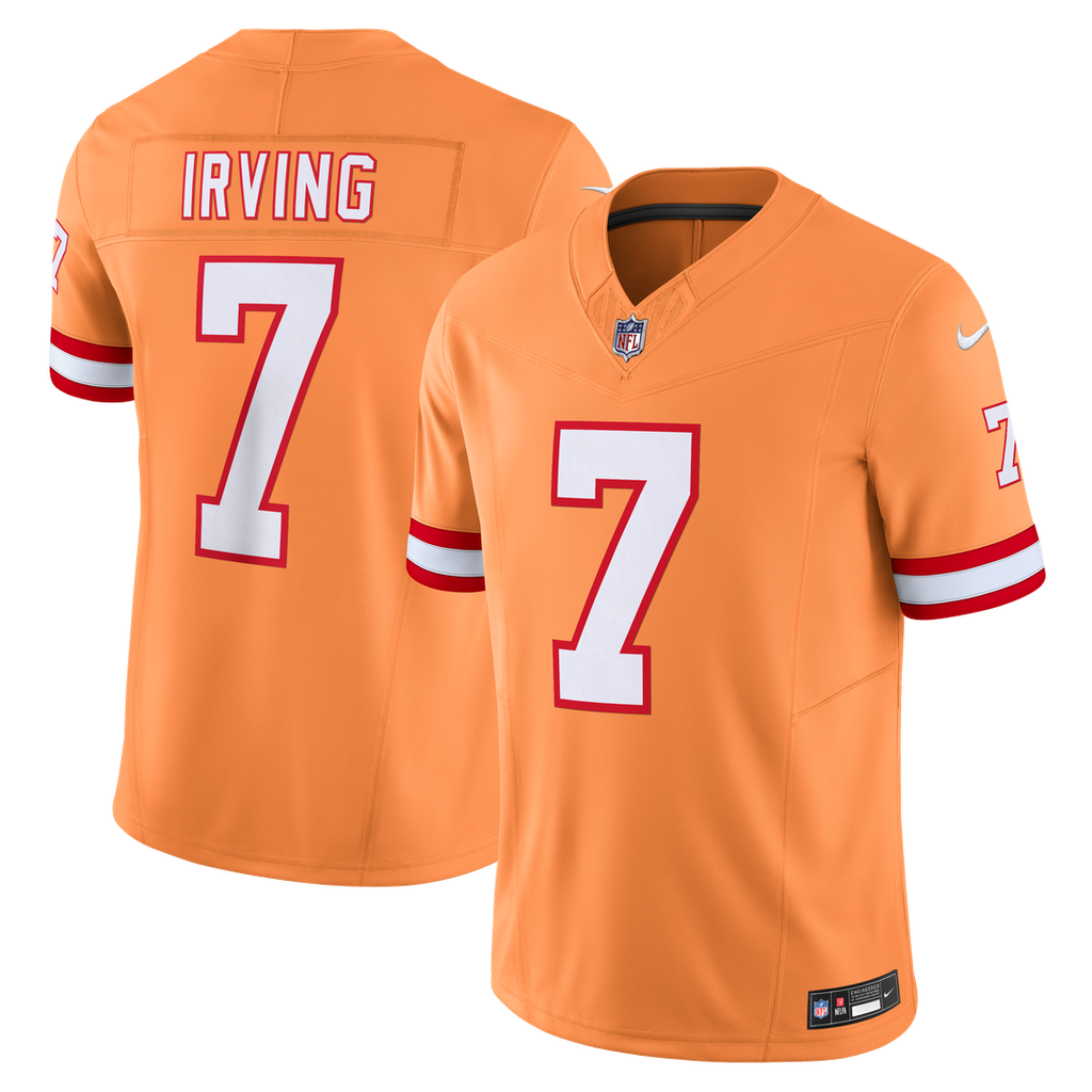 Bucky Irving Tampa Bay Buccaneers Nike Alternate 2 Throwback Vapor F.U.S.E. Limited Jersey - Orange