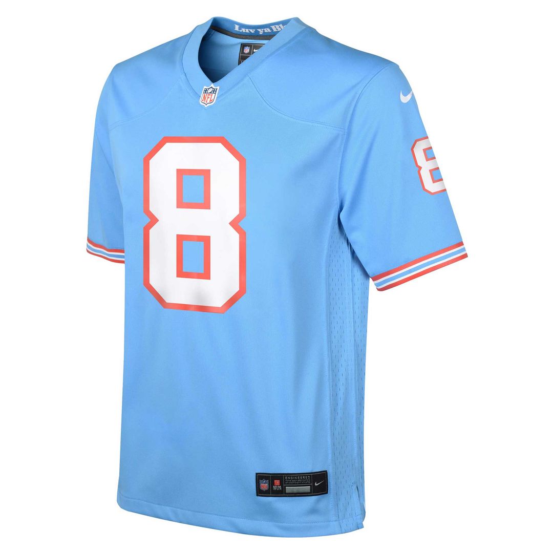 Will Levis Tennessee Titans Nike Youth Game Jersey - Light Blue