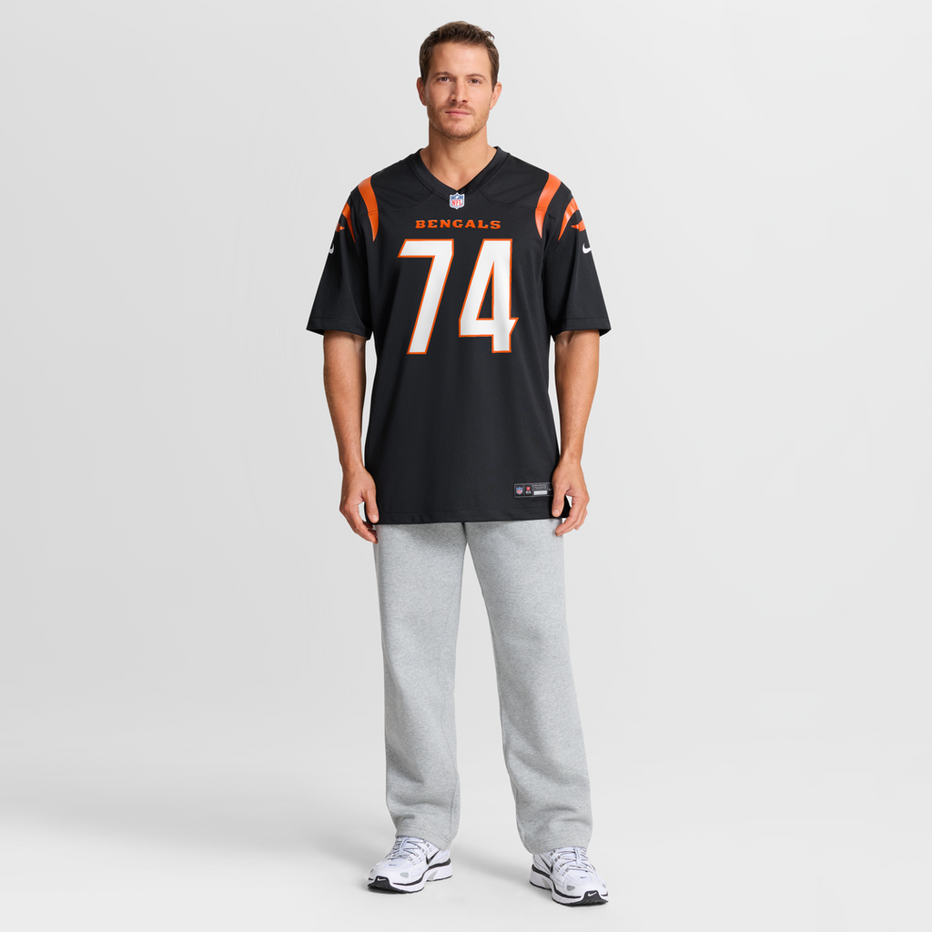 Jalen Rivers Cincinnati Bengals Nike Team Game Jersey -  Black