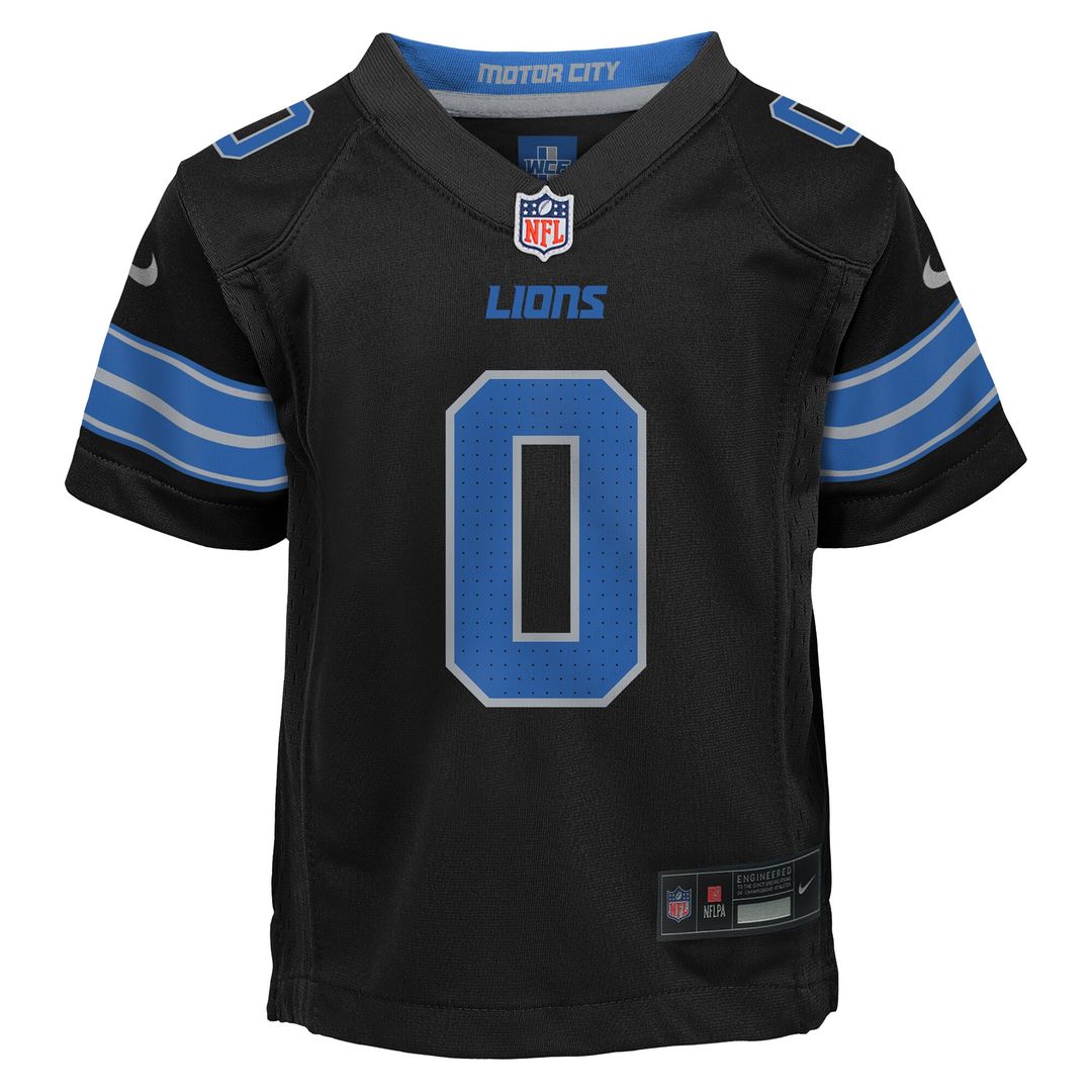 Jahmyr Gibbs Detroit Lions Nike Toddler Alternate Game Jersey - Black