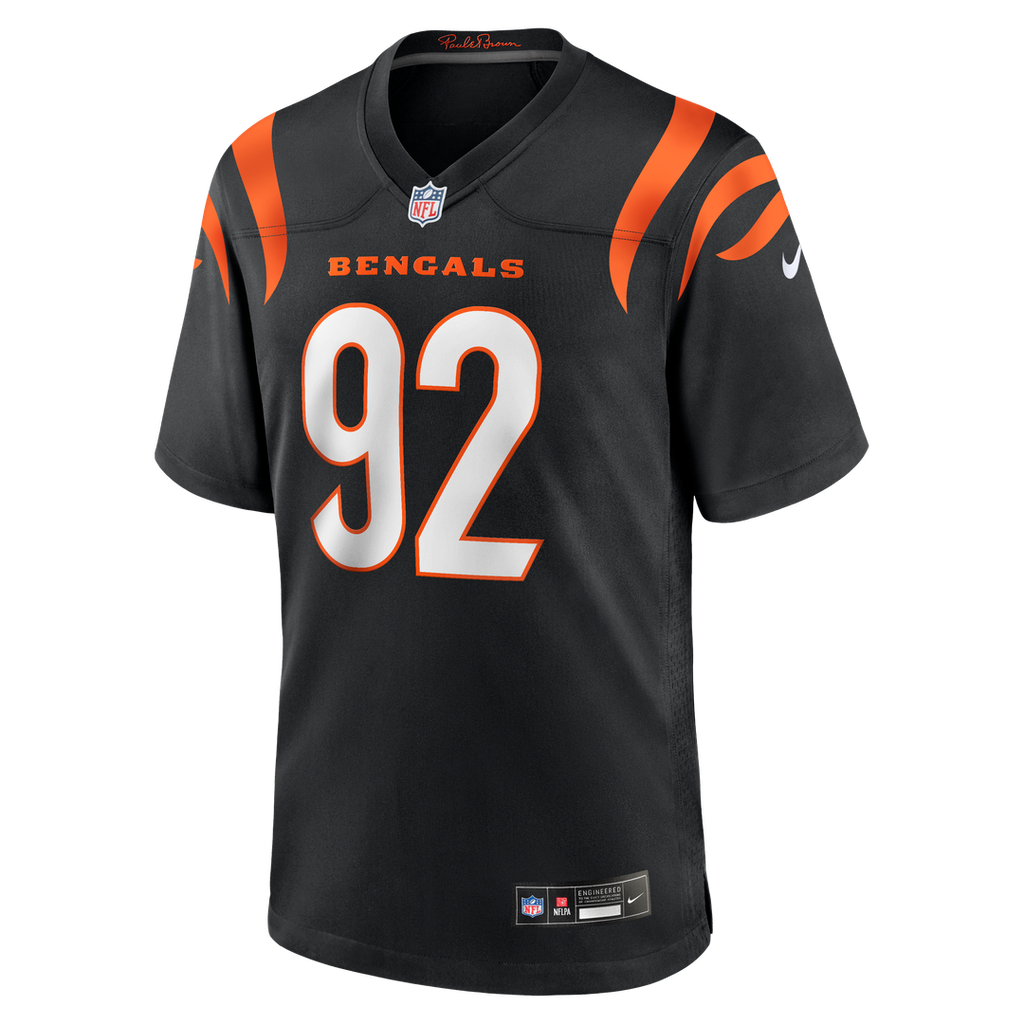 B.J. Hill Cincinnati Bengals Nike Game Jersey - Black