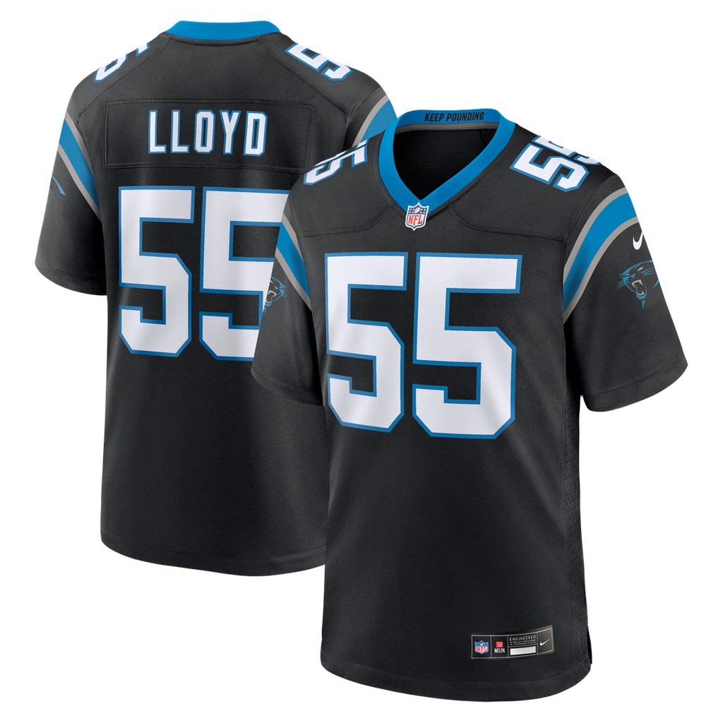Devin Lloyd Carolina Panthers Nike Team Game Jersey - Black