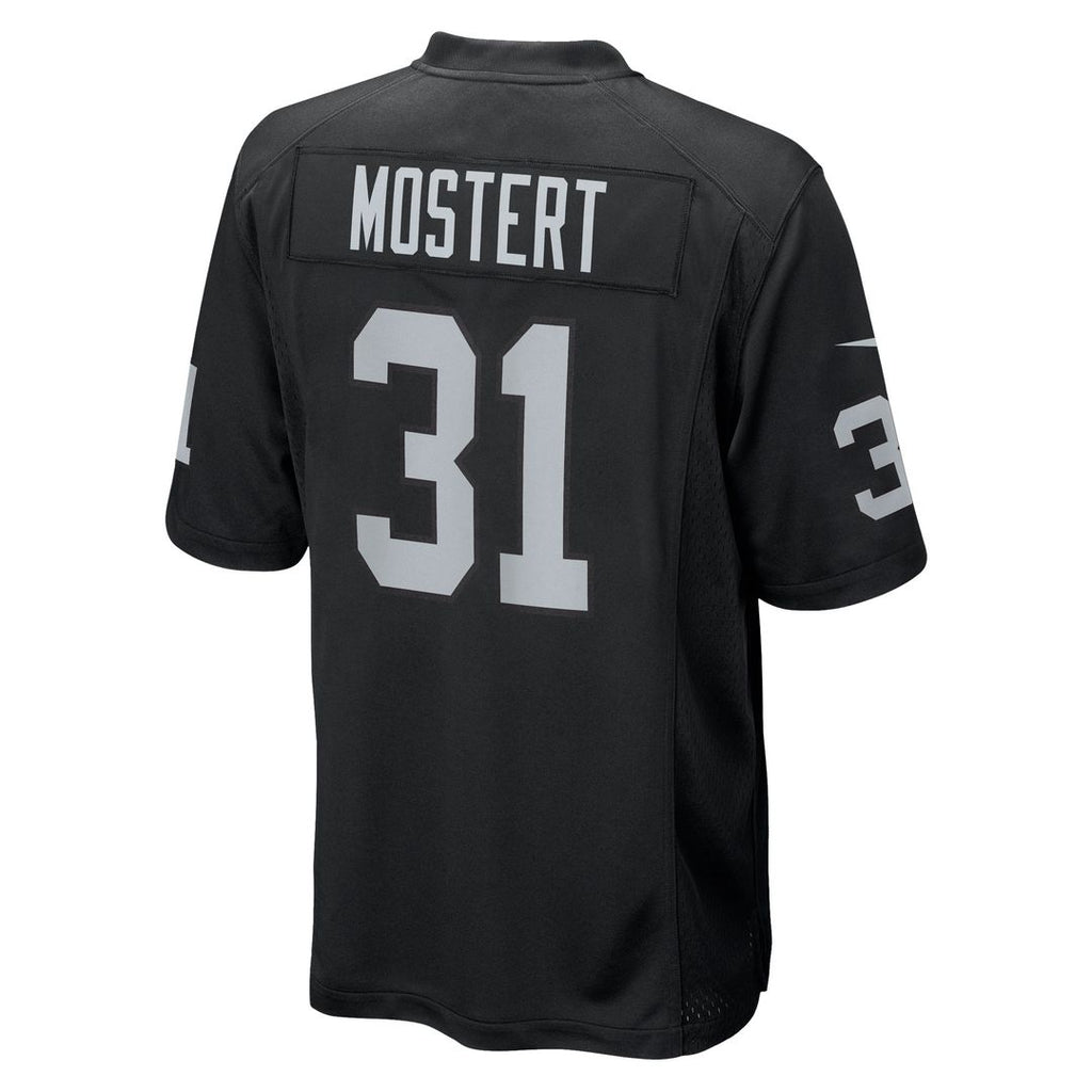 Raheem Mostert Las Vegas Raiders Nike Team Game Jersey -  Black