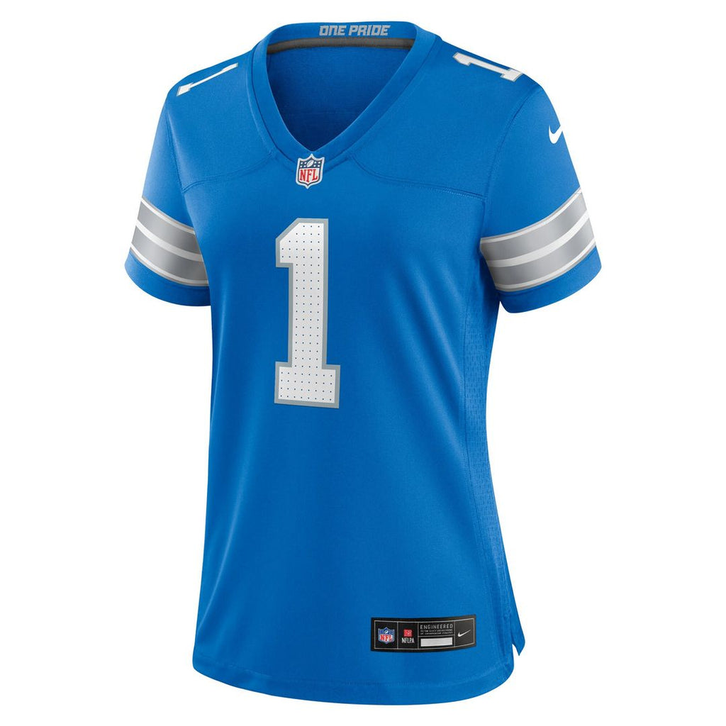 Jameson Williams Detroit Lions Nike Women's 2nd Alternate Game Player Jersey - Black